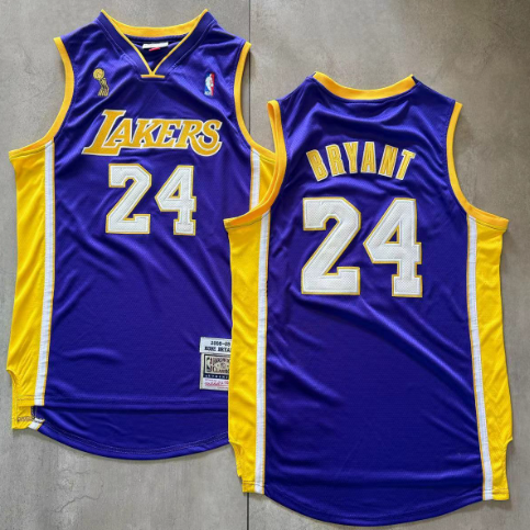 Los Angeles Lakers Purple Kobe Bryant Dense Stitched NBA Jersey