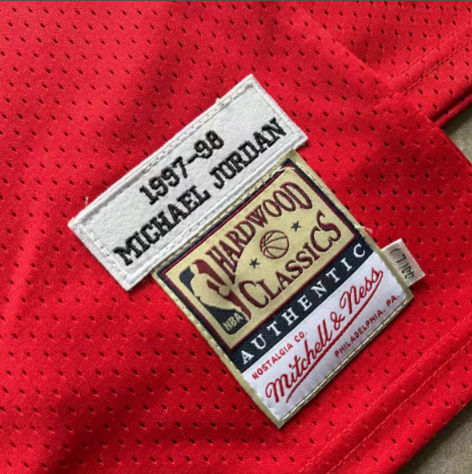 Red 23 Chicago Bulls Michael Jordan Dense Stitched NBA Jersey - Image 6