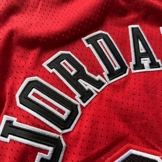 Red 23 Chicago Bulls Michael Jordan Dense Stitched NBA Jersey - Image 8