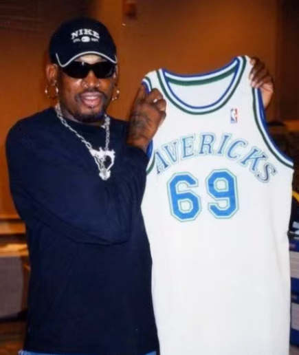Dalls Dennis Rodman 69 Dense Stitched Mitchell&Ness Jersey