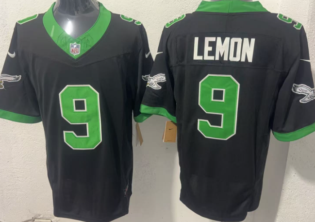 Nike Philadelphia Eagles Makai Lemon Green White NFL Draft First Round Pick No. 20 Team Game Jersey - Image 4