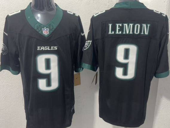 Nike Philadelphia Eagles Makai Lemon Green White NFL Draft First Round Pick No. 20 Team Game Jersey - Image 5