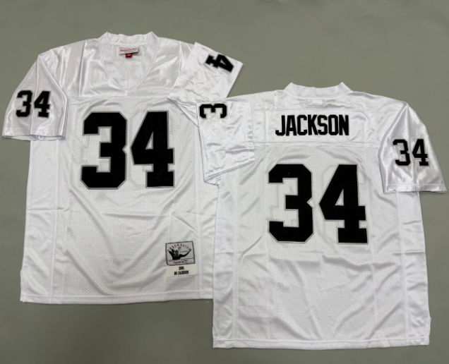 Men Mitchell & Ness NFL Legacy Los Angeles Raiders 1988 Bo Jackson Jersey