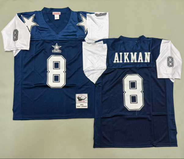 Troy Aikman Dallas Cowboys Autographed Authentic Mitchell & Ness Legacy Jersey