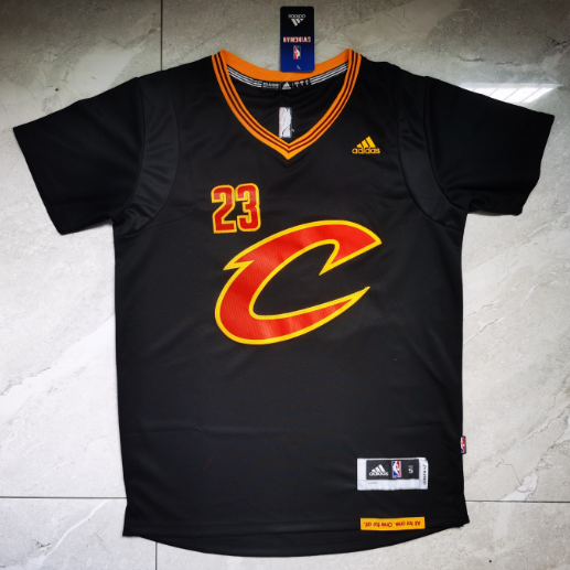 Short Sleeve Cleveland Cavaliers LeBron James #23 Stitched Basketball Shirts