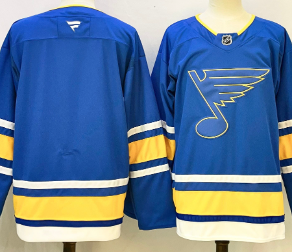 ST. LOUIS BLUES BREAKAWAY HOME JERSEY #10 #18 #25 #50 #55 #84