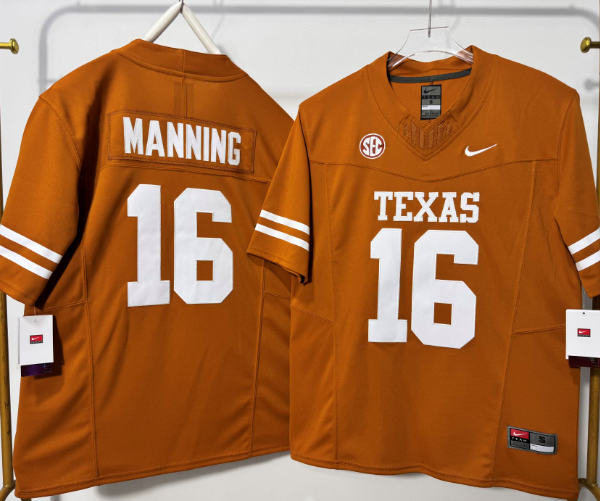 Arch Manning #16 Texas Longhorns Jersey NCAA