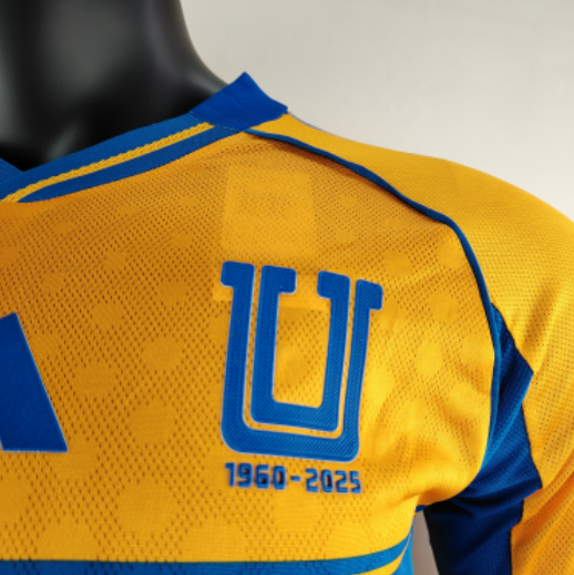 Tigres UANL Home Jersey 2025/26 Adidas Authentic Soccer shirt - Image 3