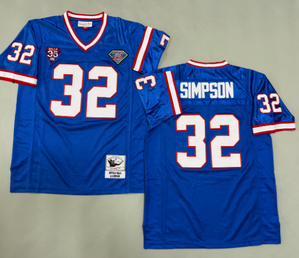 Vintage Buffalo Bills O. J. Simpaon Mitchell &Ness Jersey