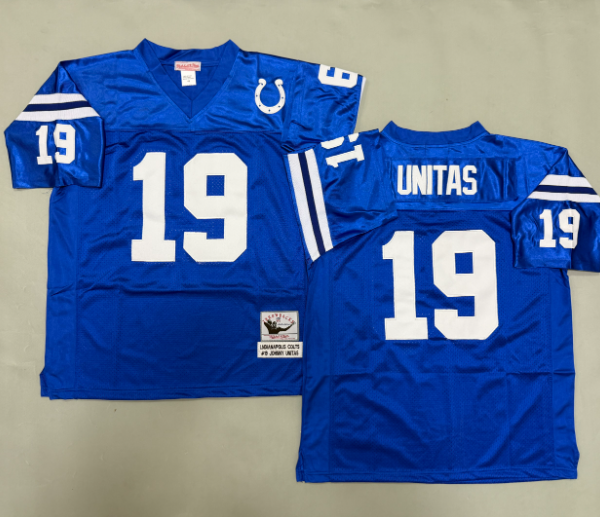 Johnny Unitas #19 Indianapolis Colts Players Of The Century Jersey