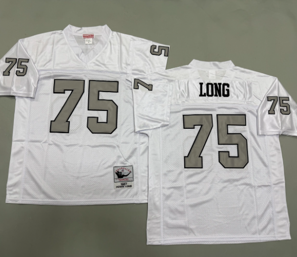 Mitchell & Ness Los Angeles Raiders Howie Long #75 Replica Football Jersey