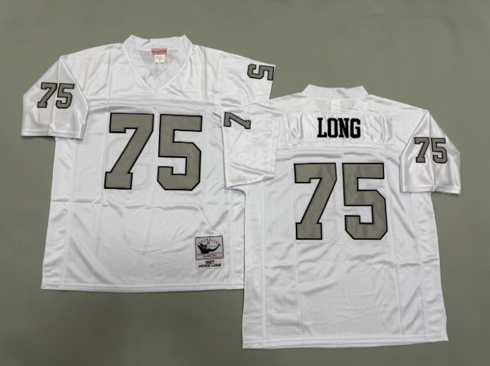 Mitchell & Ness Los Angeles Raiders Howie Long #75 Replica Football Jersey