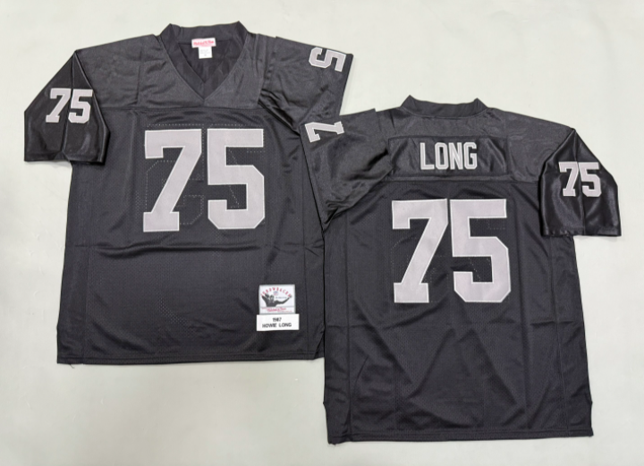 Mitchell & Ness Los Angeles Raiders Howie Long #75 Replica Football Jersey - Image 3