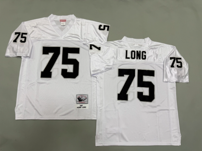 Mitchell & Ness Los Angeles Raiders Howie Long #75 Replica Football Jersey - Image 2