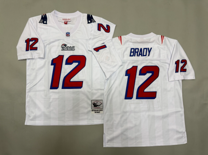 NFL Patriots Tom Brady #12 Jersey Adult S-XXXL 6 Styles - Image 6