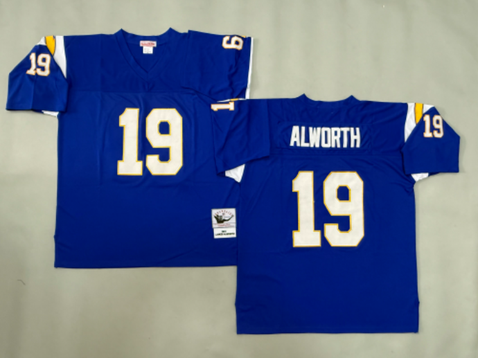 Mitchell & Ness 19 Lance Alworth Throwbacks Jersey NFL