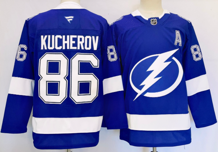 Tampa Bay Lighting Nikita Kucherov #86 Ice Hockey Jersey - Image 2