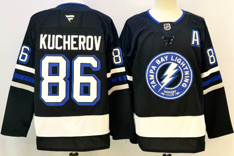 Tampa Bay Lighting Nikita Kucherov #86 Ice Hockey Jersey - Image 3