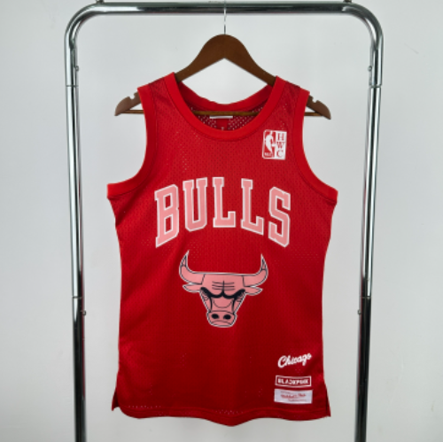 Mitchell & Ness x BLACKPINK Chicago Bulls Jersey Red Top