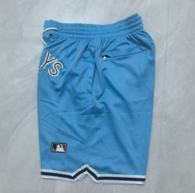 Toronto Blue Jays Stitched Men Light Blue Sports Shorts - Image 3