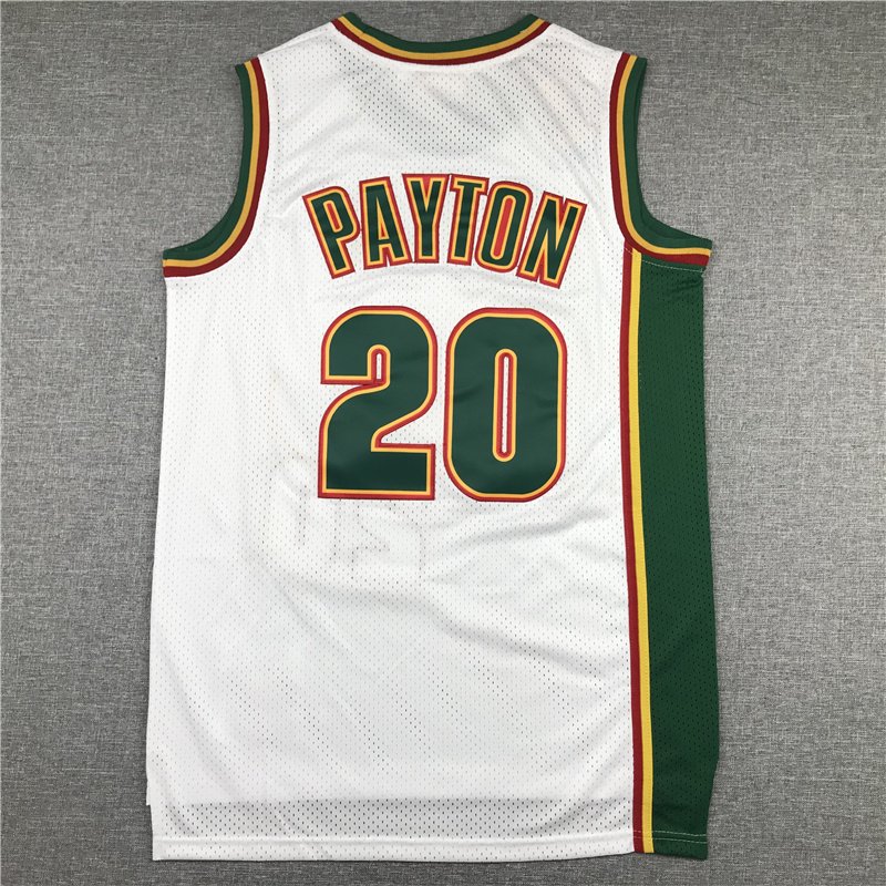Mitchell&Ness Seattle SuperSonics Gary Payton 20 Stitched Men Retro Jersey - Image 2