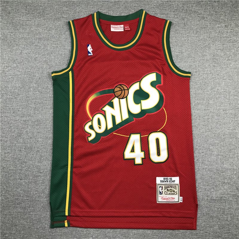 Seattle SuperSonics Classical 40 Kemp Stitched Jersey Mitchell & Ness - Image 3