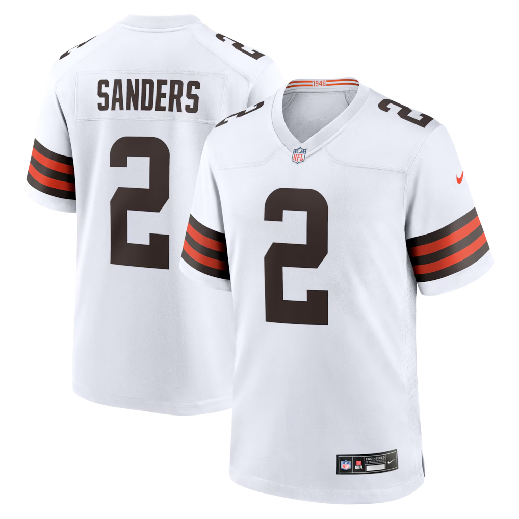 Shedeur Sanders Cleveland Browns Nike Alternate Game Jersey - Image 2