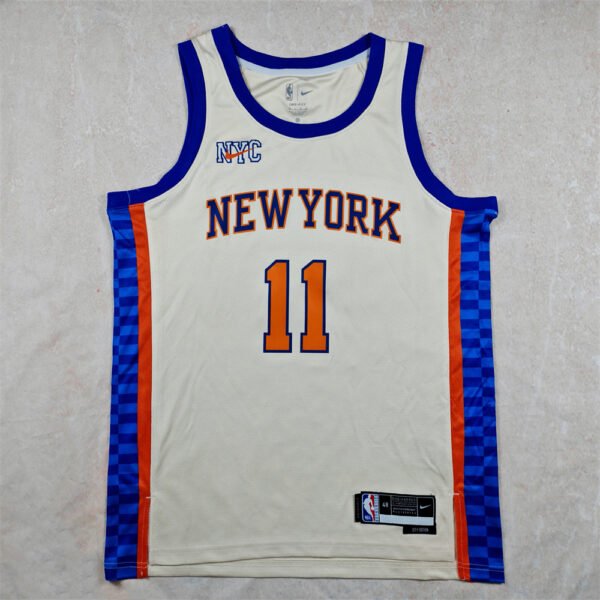 New York Knicks Brunson Bridges Towns Hart Anunoby Swingman Jerseys Nike