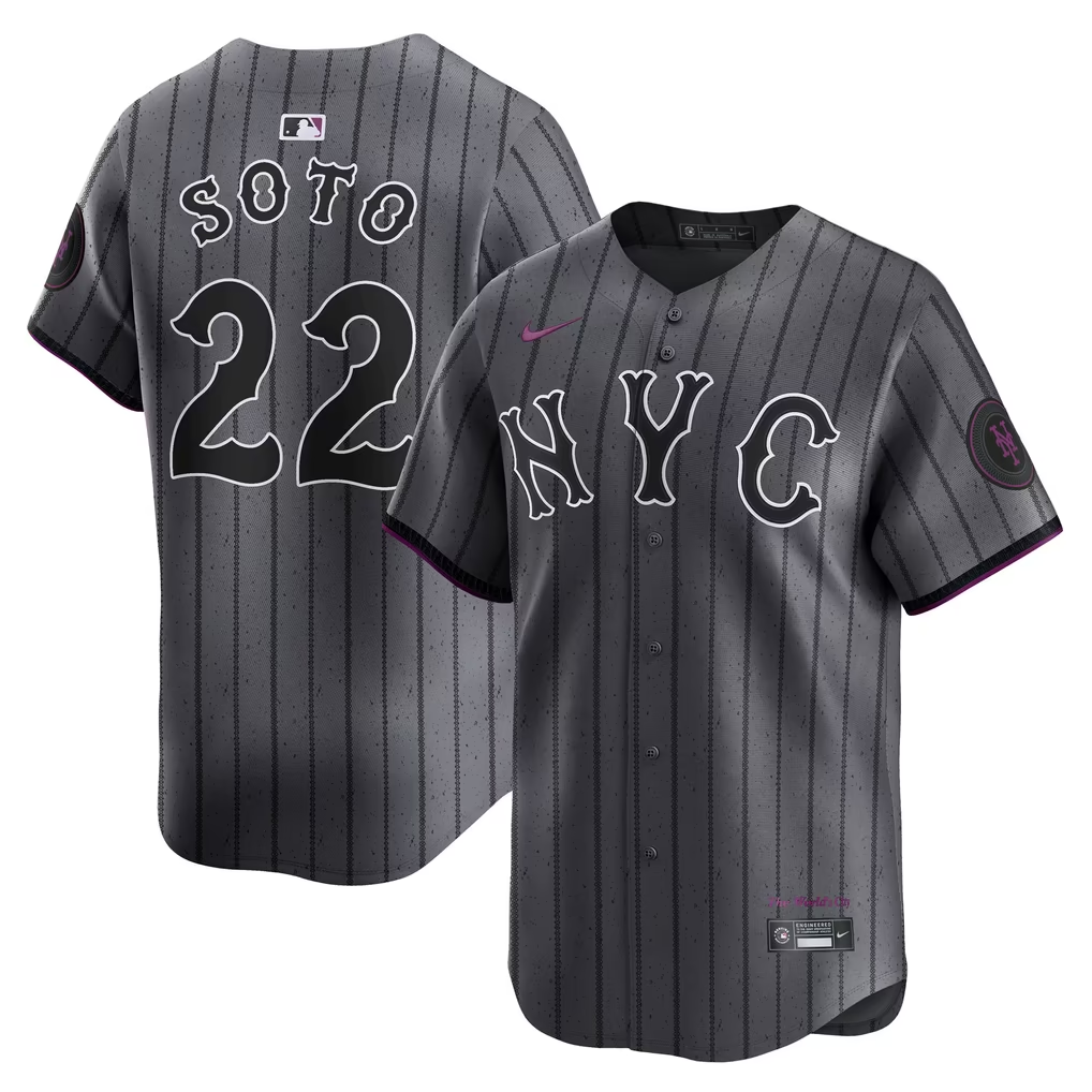 Juan Soto #22 New York Mets Men Nike MLB Replica Jersey - Image 2