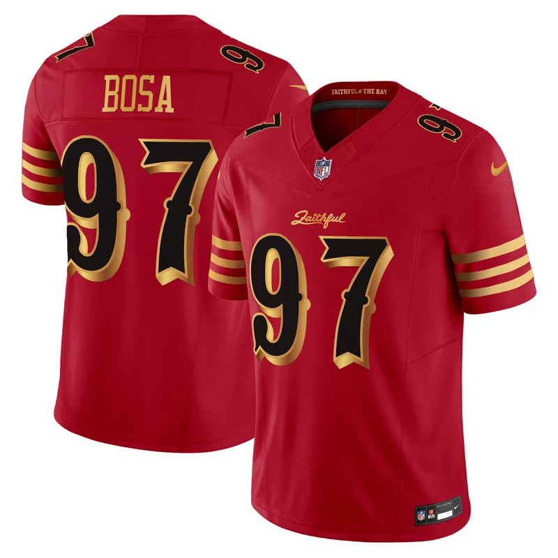 Men's San Francisco 49ers Red “Rivalries” Vapor Limited Jersey NIKE - Image 7