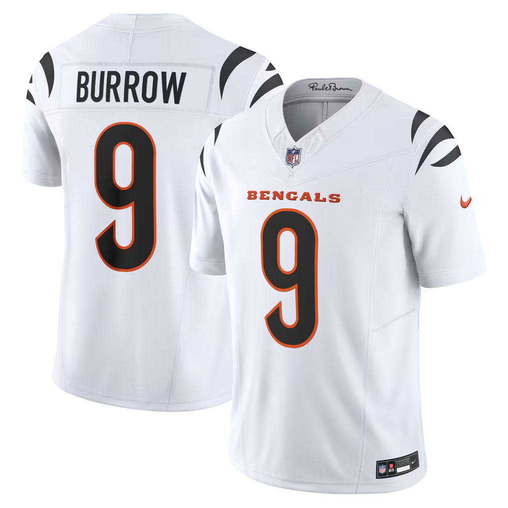 Adult 5 Styles Joe Burrow #9 Cincinnati Bengals Nike NFL Jerseys - Image 3