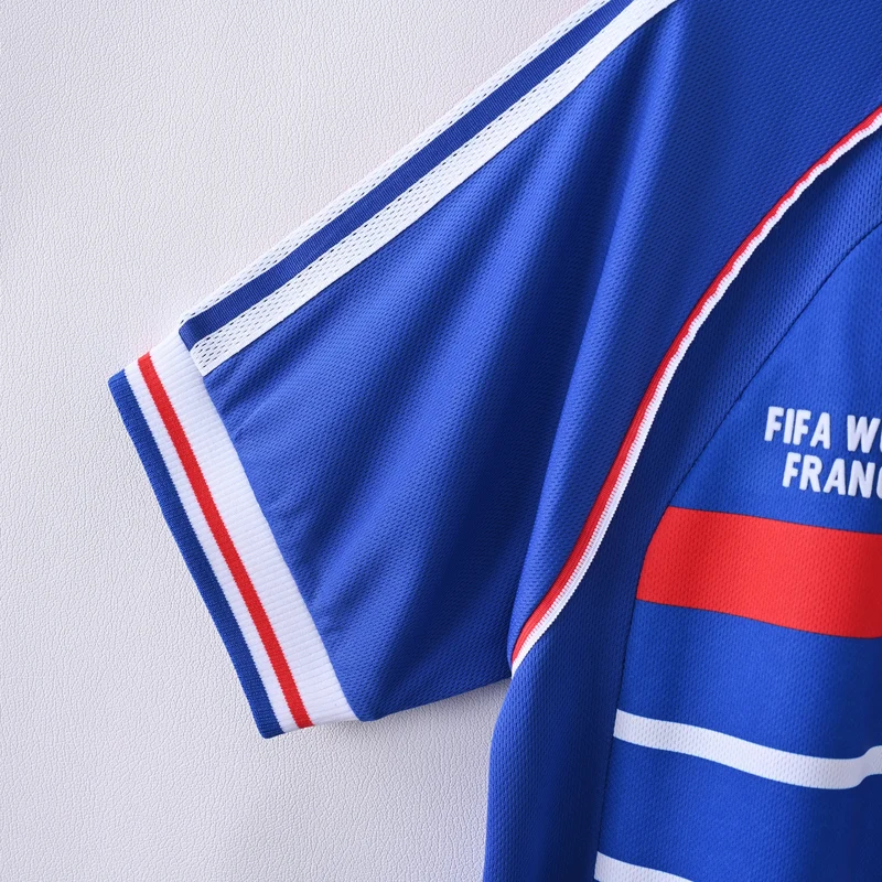 1998 France Home Zidane #10 Football Shirt Adidas - Image 2
