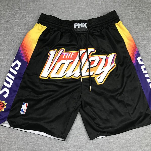 Phoenix Suns Stitched Men The Valley Shorts NBA