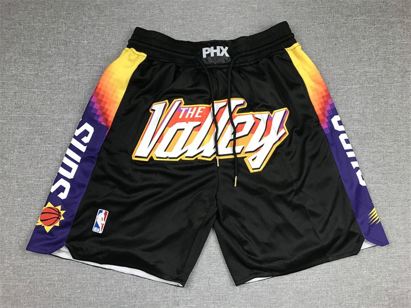 Phoenix Suns Stitched Men The Valley Shorts NBA