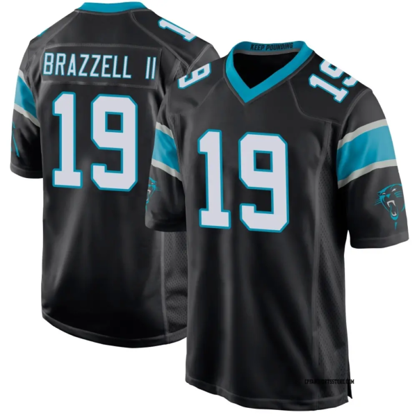 Panthers Chris Brazzell II #19 NFL Jersey Men S-XXXL