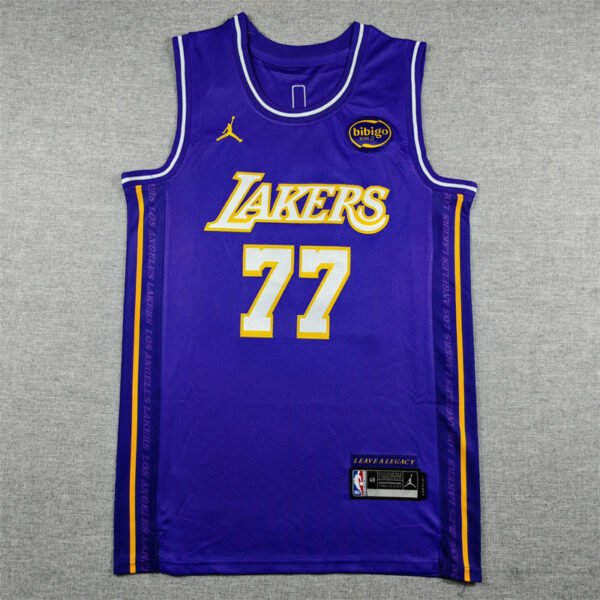 Luka Doncic Los Angeles Lakers Stitched NBA Jersey Bibigo patch