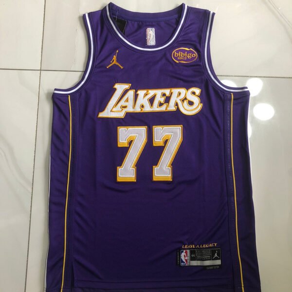 Los Angeles Lakers Luka Doncic 77 Dense Nike NBA Jersey