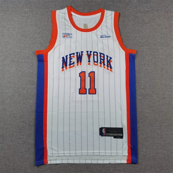 Nike Jalen Brunson New York Knicks Stitched Replica Basketball Jersey