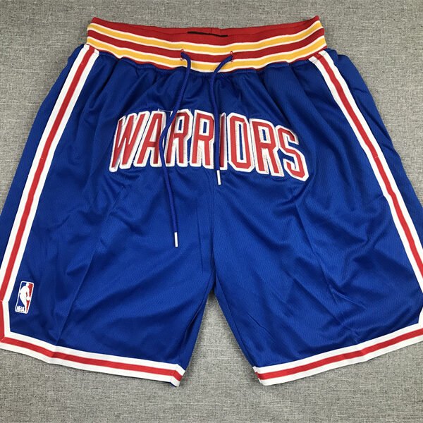 Golden State Warriors Just Don Stitched NBA Shorts