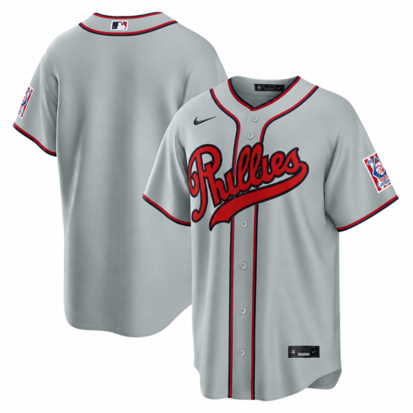 Nike Trea Turner Gray Philadelphia Phillies 2026 Field of Dreams Stadium Jersey
