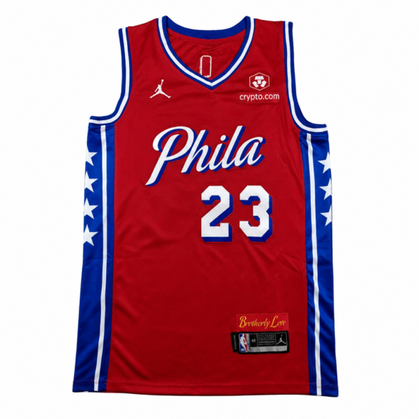 Phila 76ers LeBron James Men Stitched Basketball Jersey