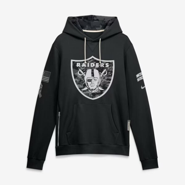 Salute to Service Men S-XXXL Black American Football Hoodies