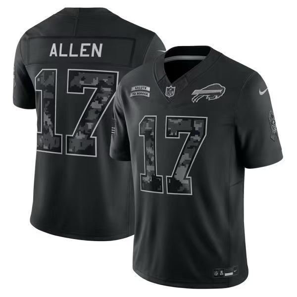Salute to Service Stitched Allen 17 Love 10 Nacua 12 Lamb 88 Football Jerseys